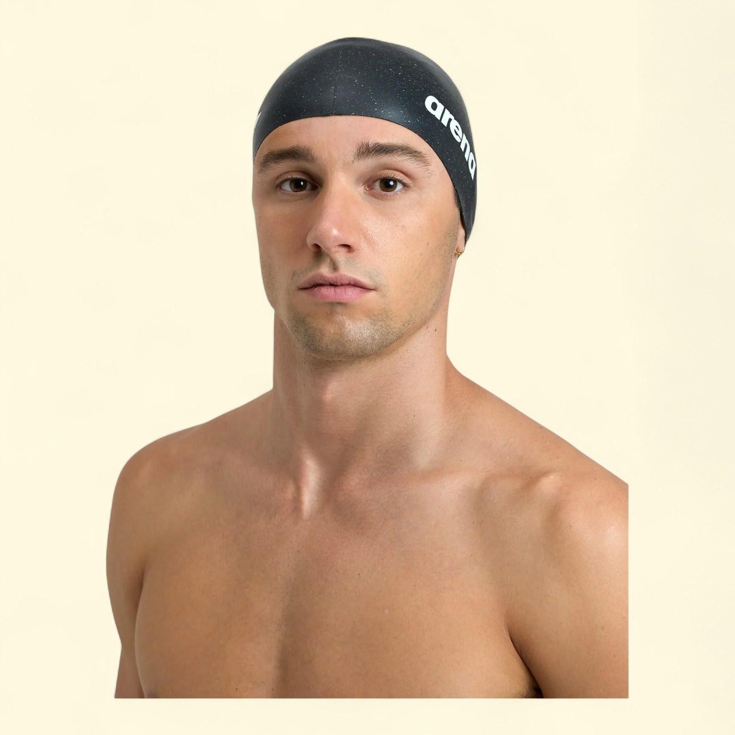 Arena Swim Cap, Recycled Silicone, Black, Unisex