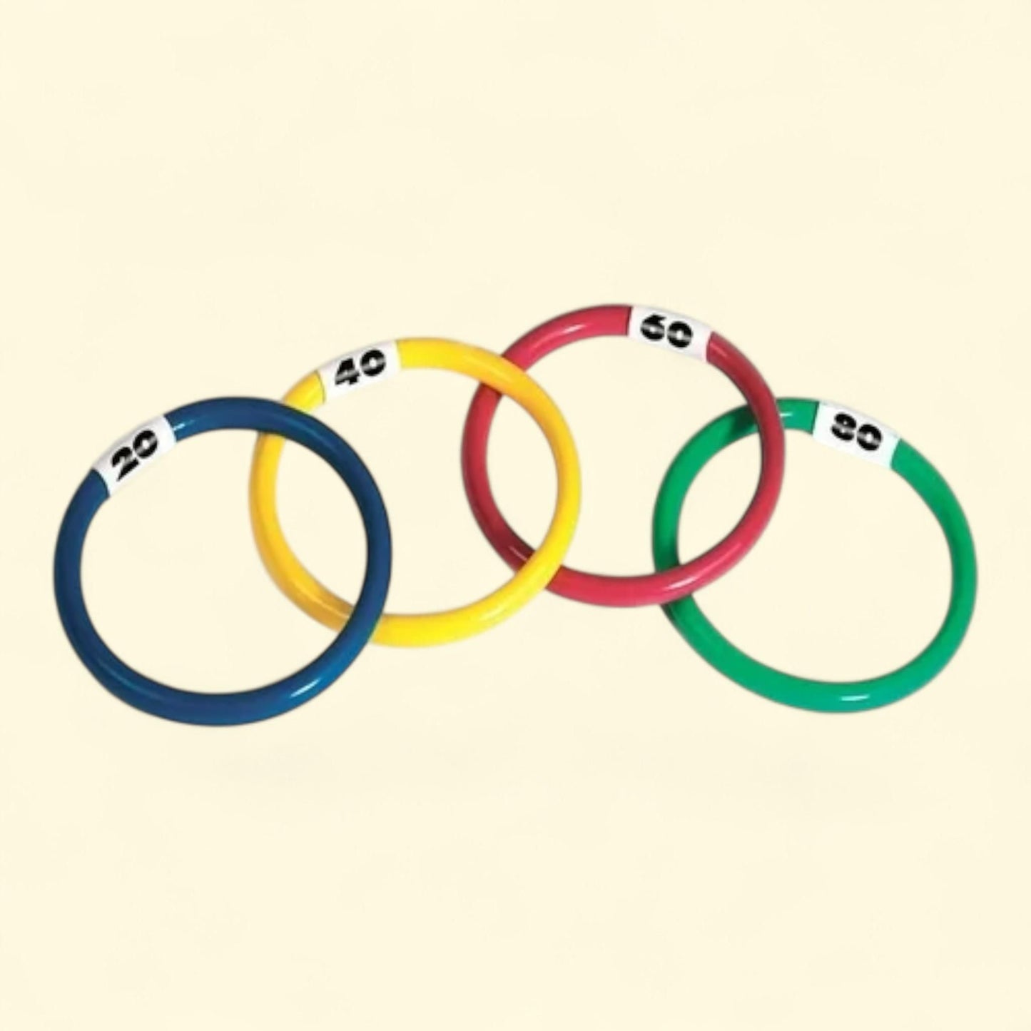 N/A Set of 4 Dive Ring Swimming Pool Toys 5.75"