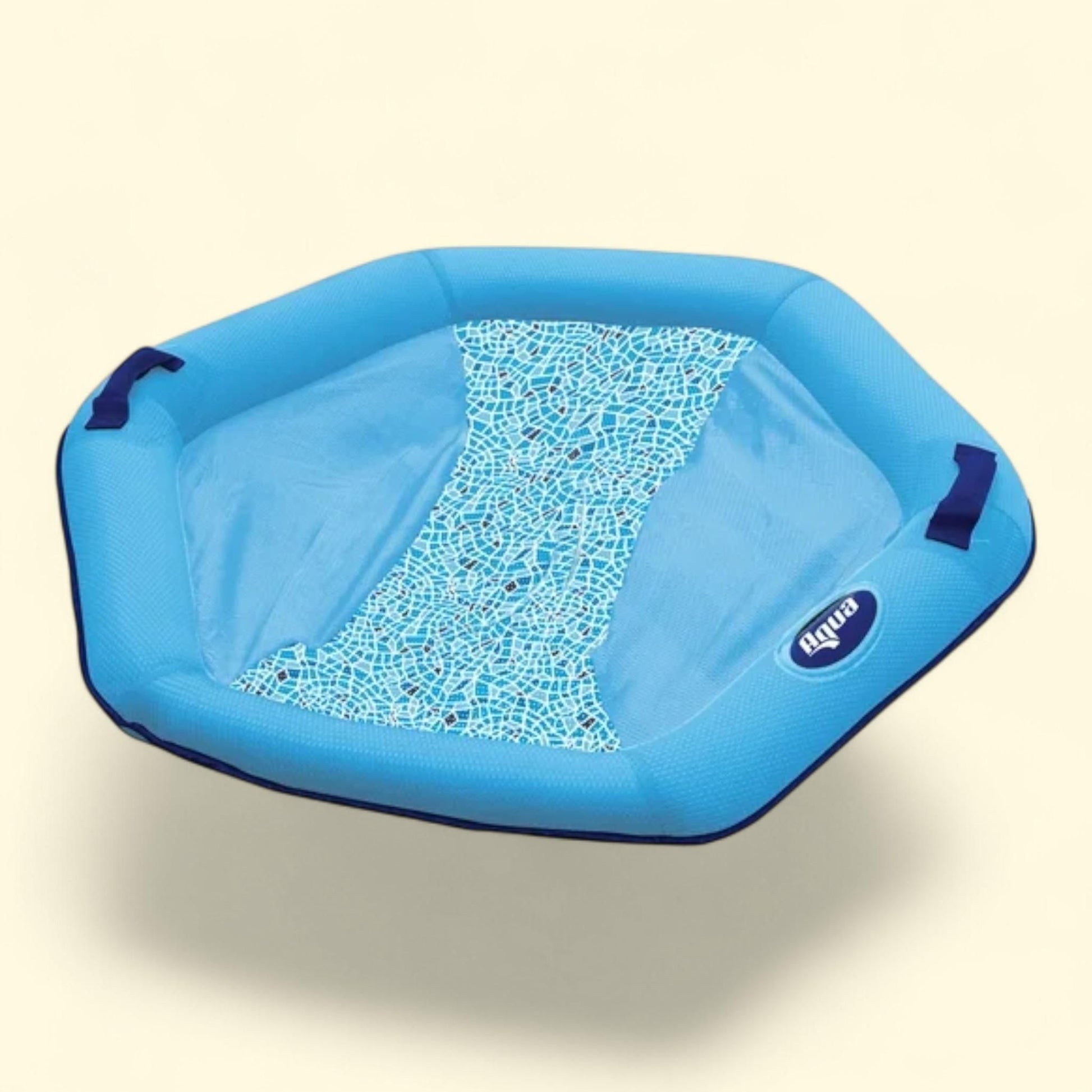 Aqua-Leisure Hex Lounge Chair Pool Float, Blue, 250 lbs — authentic US product shipped worldwide by Treatspree