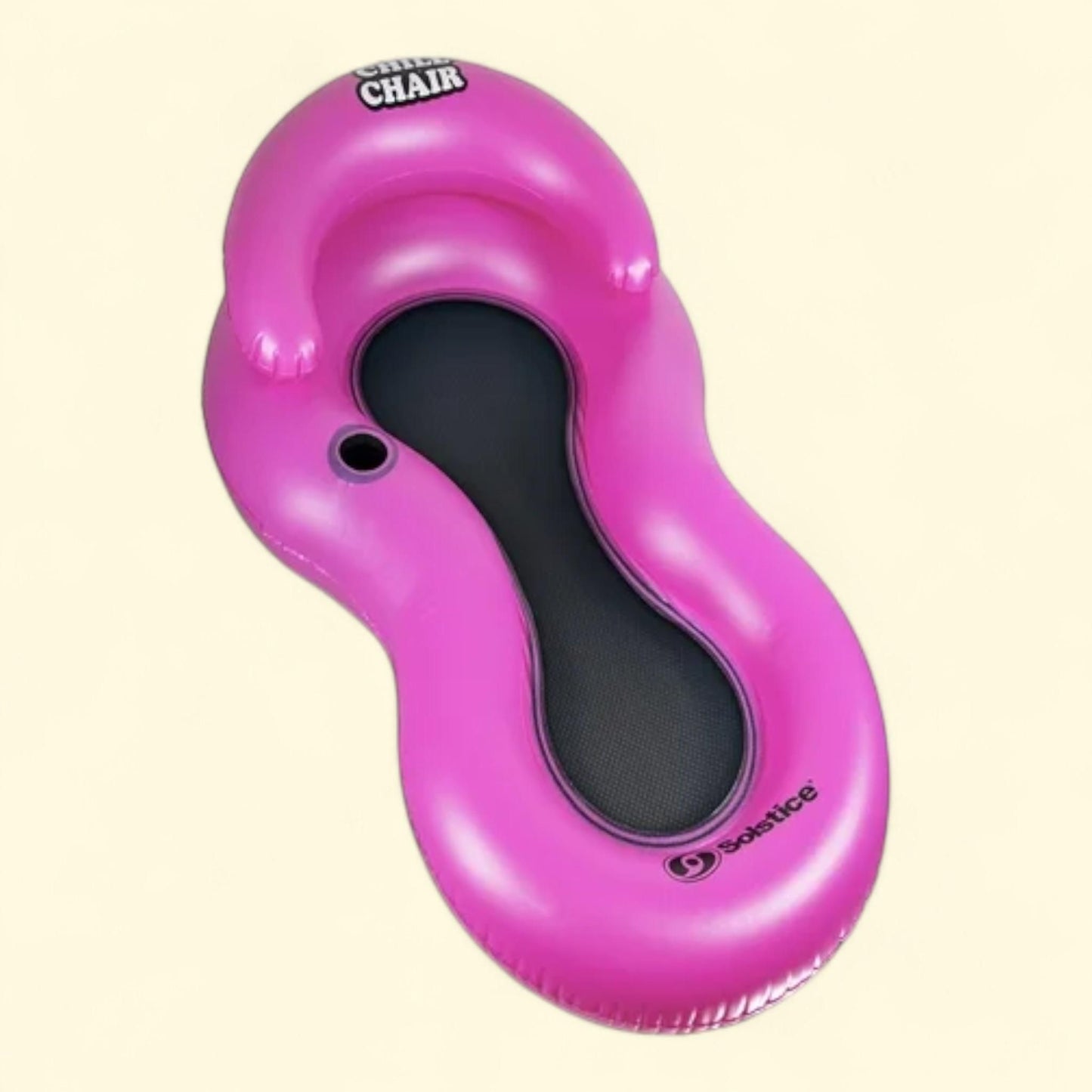 Chill Swimming Pool Floating Lounge Chair, 61-Inch