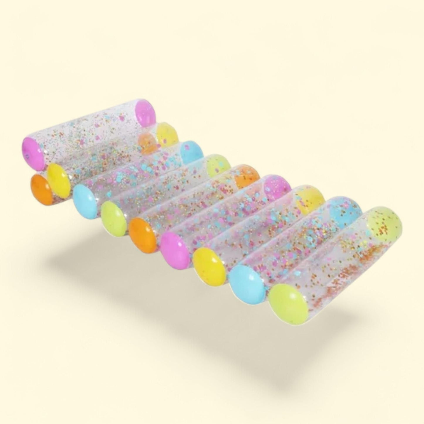 Packed Party Confetti Tube Float Pool Lounger, Ages 14+