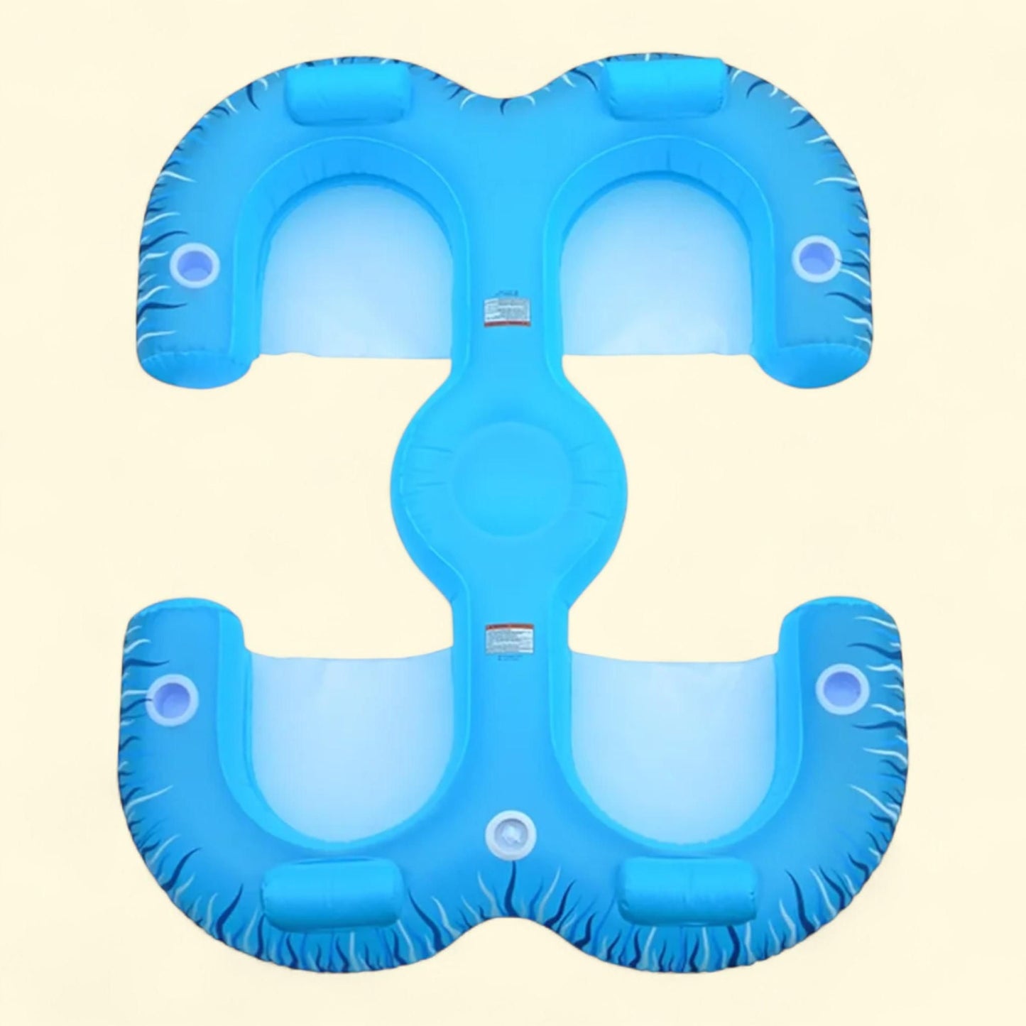 Rave Sports Paradise Lounge Pool Float, 84.00 x 66.00 x 14.00 IN