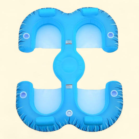 Rave Sports Paradise Lounge Pool Float, 84.00 x 66.00 x 14.00 IN