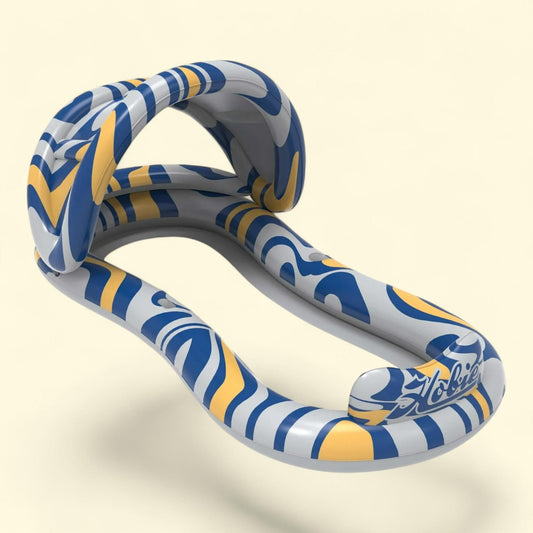 Hobie Inflatable Pool Lounger with Shade, Kids and Adults, Ages 8 & up