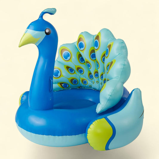 Swimline Peacock Giant Swimming Pool Float, Blue, Size: 90705