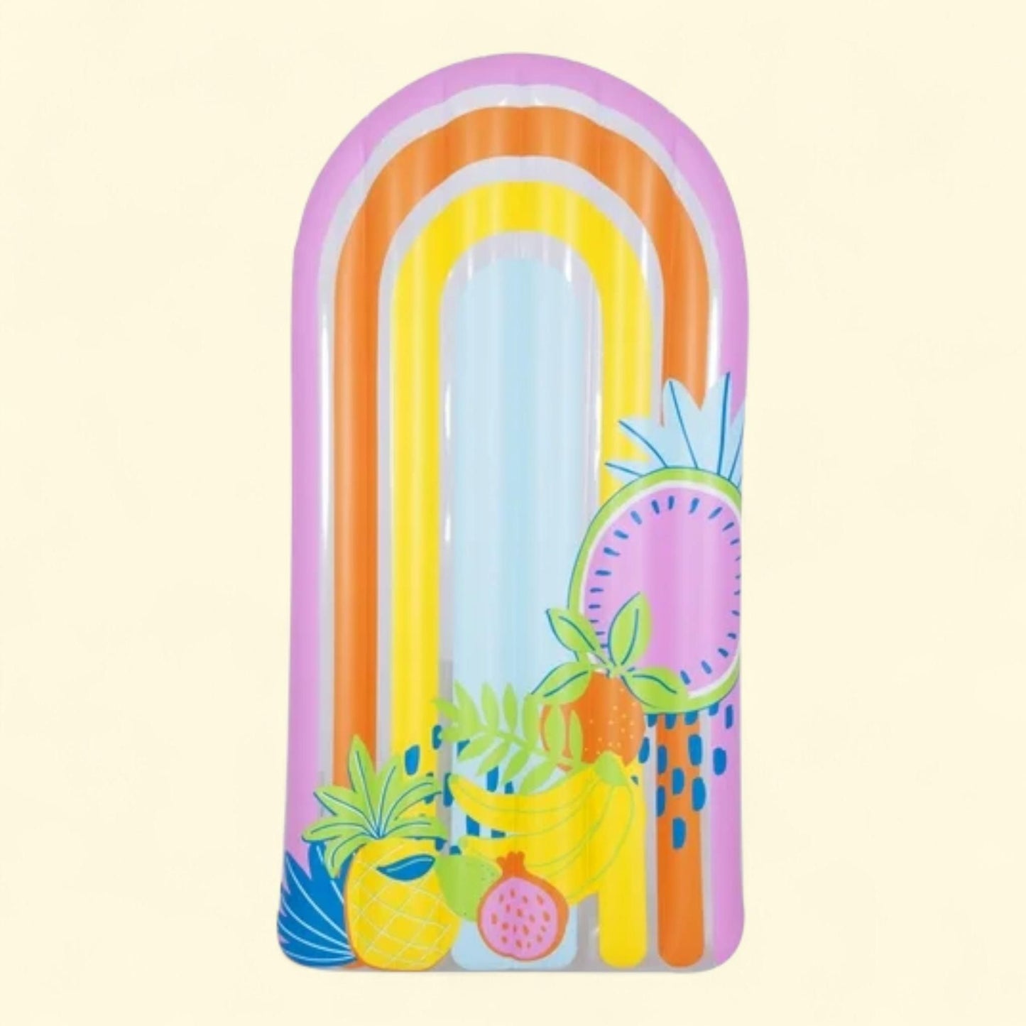 Packed Party Inflatable Fruit Pool Lounger, Multi-Color, Ages 14+