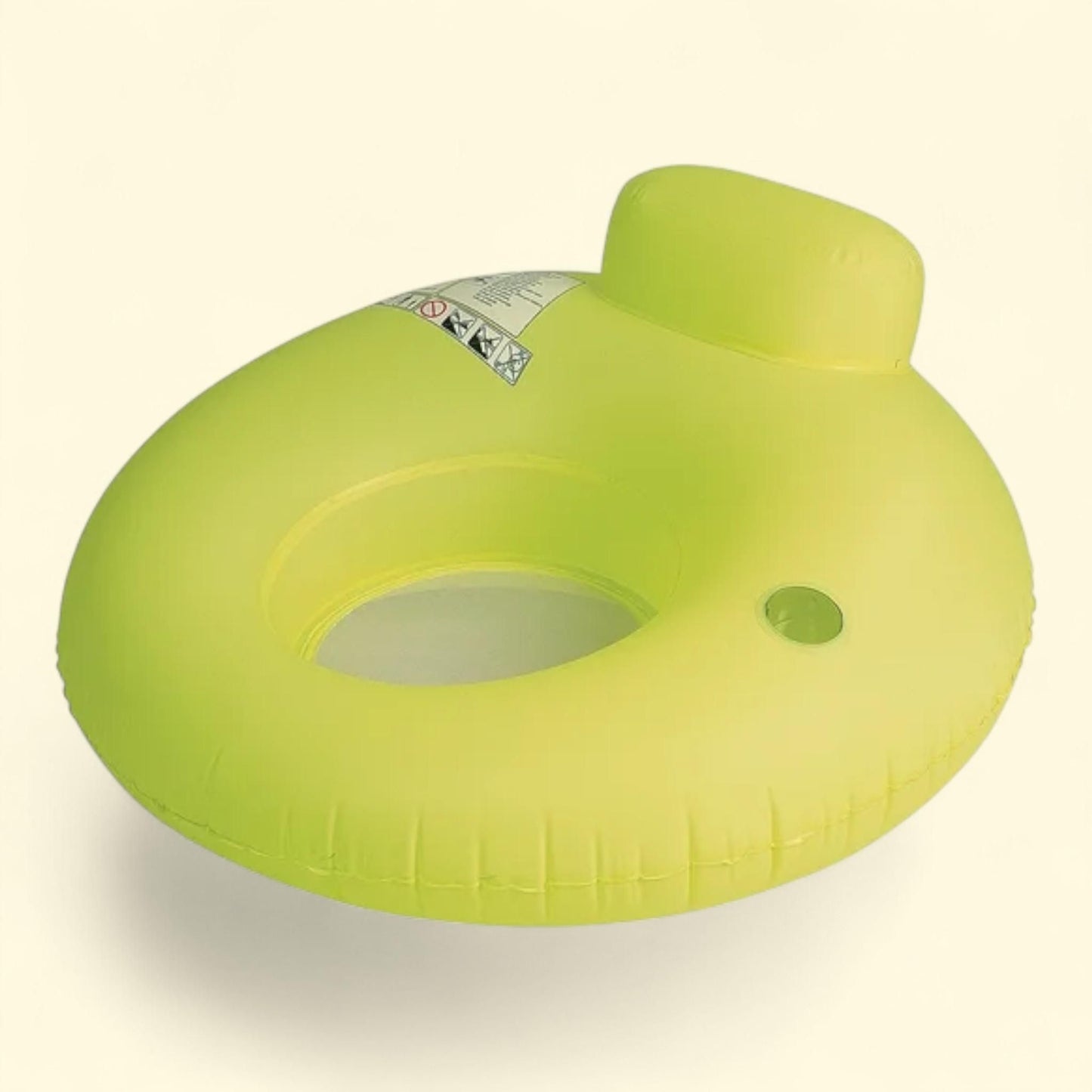 Neon Yellow Water Sofa Float, 48"