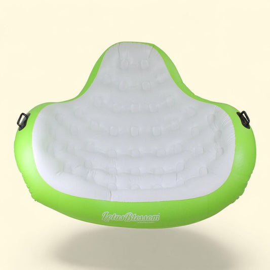 Swimline Lotus Blossom Double Comfort Pool Float, White, 80.00 x 75.00 x 8.00 "