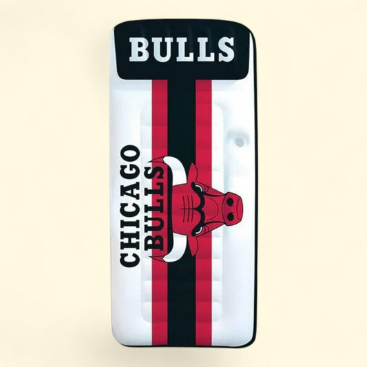 Poolmaster Chicago Bulls NBA Giant Mattress, 83.00 x 35.00 x 14.00 in