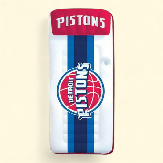 Poolmaster Detroit Pistons NBA Giant Mattress, 83.00 x 35.00 x 14.00 Inches