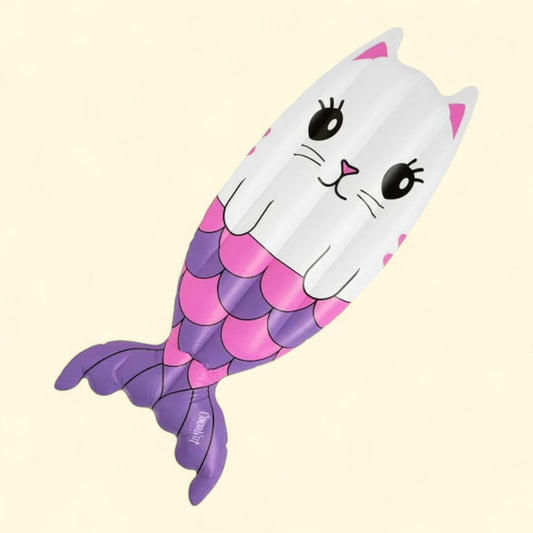 Purrfect Purrmaid Pool Float, 66x27"