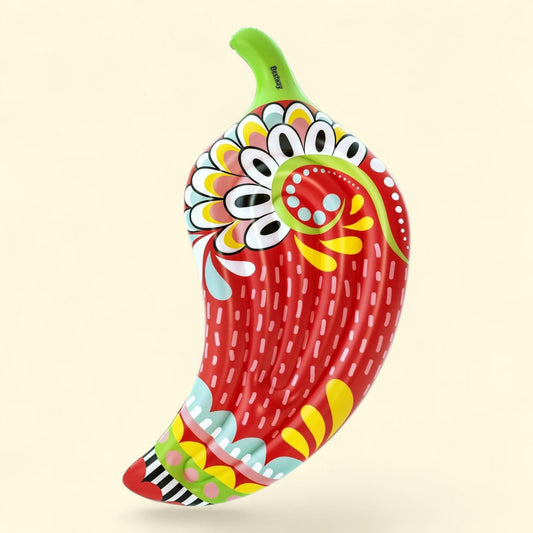 H2OGO Flirty Fiesta Pepper Pool Float, Inflatable, 5 ft