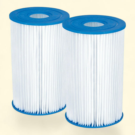Bluescape Type B Pool Filter Cartridge 2-Pack, White, 5.50 x 5.50 x 10.00 in