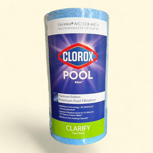 Clorox Pool&Spa Above Ground Pool Filter Cartridge Type A/C 1 Pk.