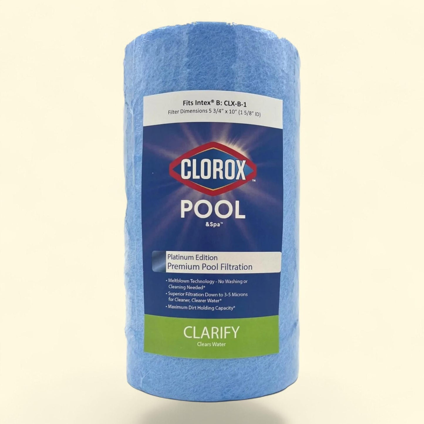 Clorox Pool&Spa Above Ground Pool Filter Replacement Cartridge B 1 Pk.