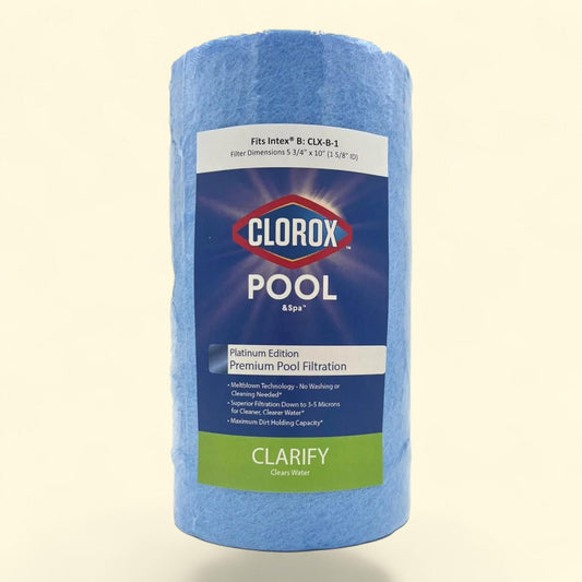 Clorox Pool&Spa Above Ground Pool Filter Replacement Cartridge B 1 Pk.