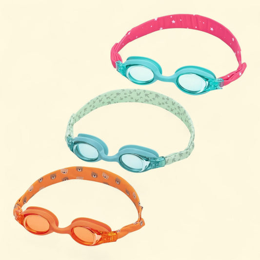 Puddle Jumper Child Fabric Swim Goggles, 3-Pack, Size 3+