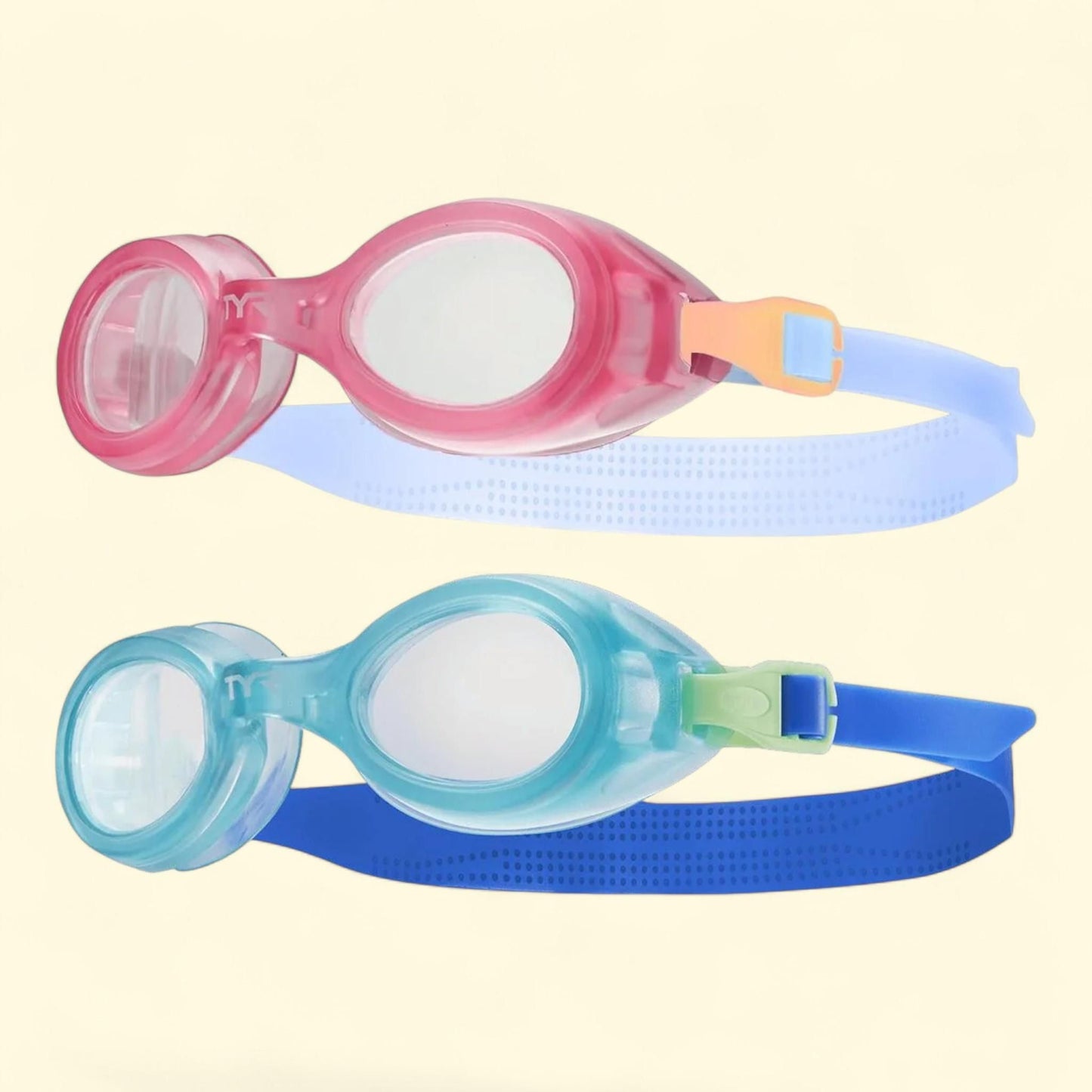 TYR Aqua Blaze Youth Fit Goggle, 2 Pack