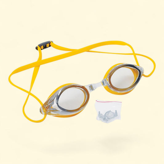 Pool Central Swimming Pool Goggles, 7" Yellow