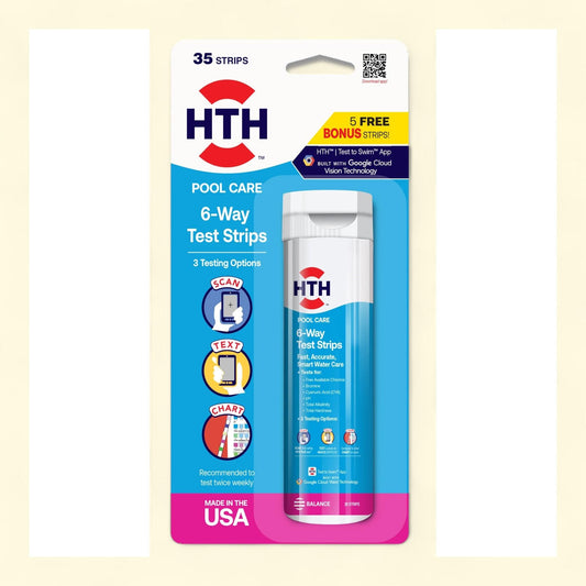HTH Pool Care pH Test Strips, 35 Each