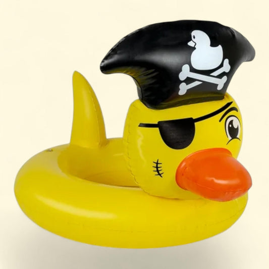 Swimline Pirate Duck Inner Tube Float, 22" Yellow