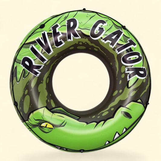 H2OGO! Green River Gator Pool Ring Float, 47"