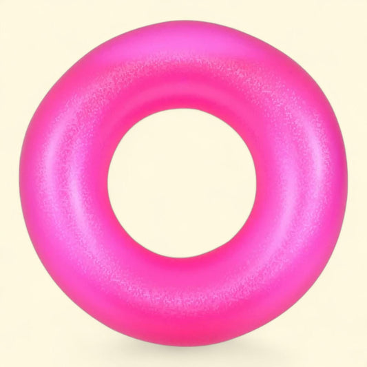Inflatable Inner Tube Pool Float, 35" - Pink