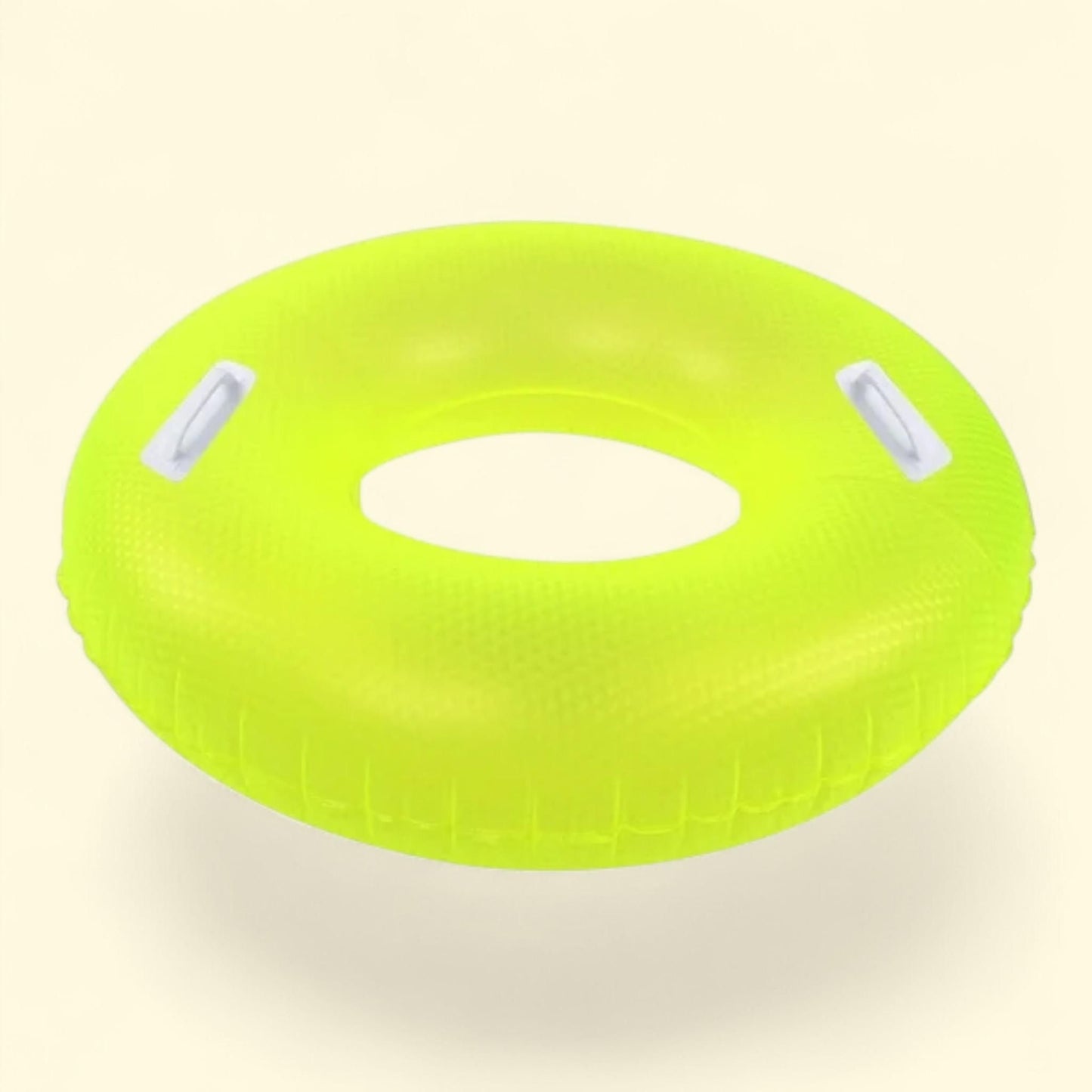 Northlight Yellow Sparkle Inflatable Swimming Pool Tube Ring Float, 42"