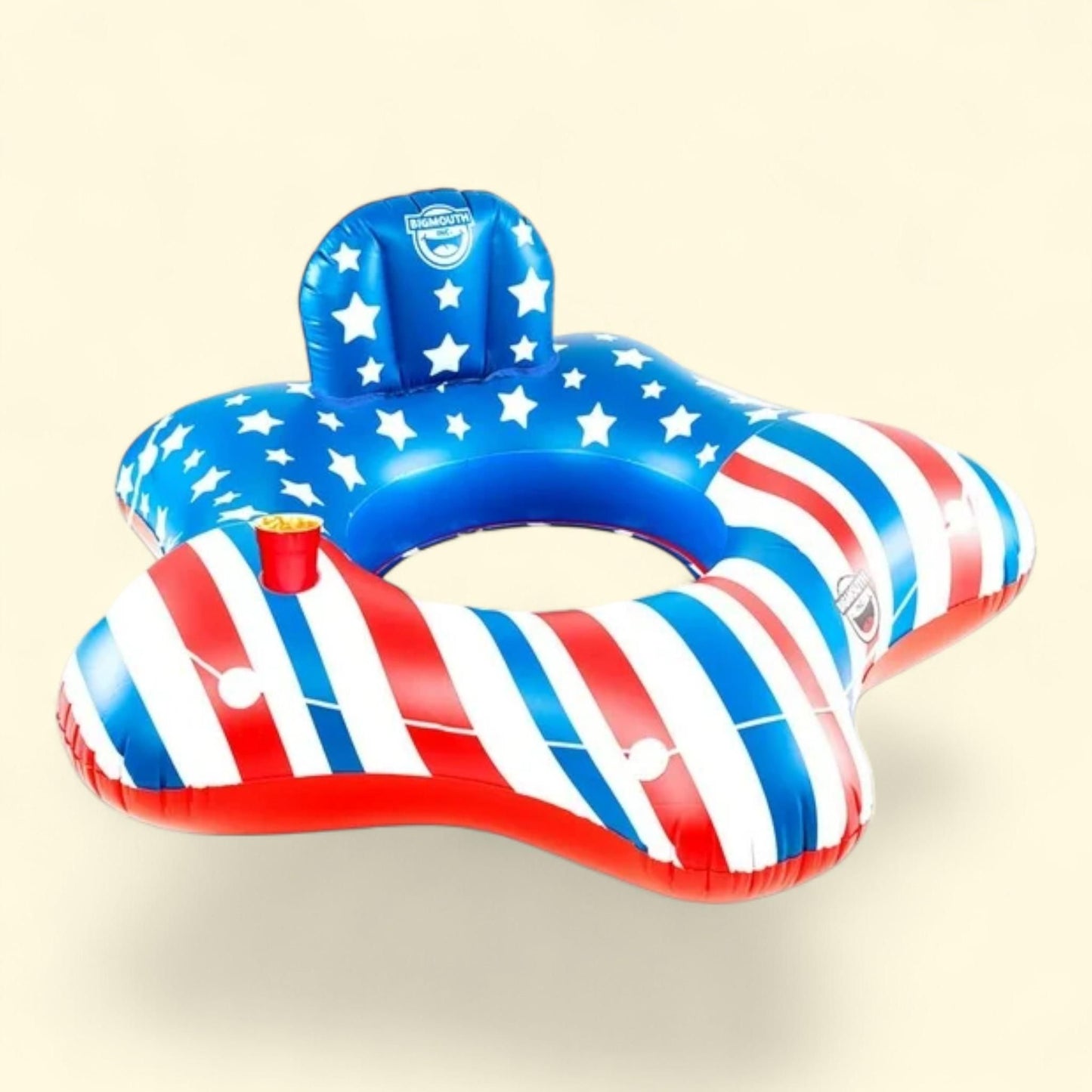 POOL FLOAT TUBE, R/W/B, Pack of 1