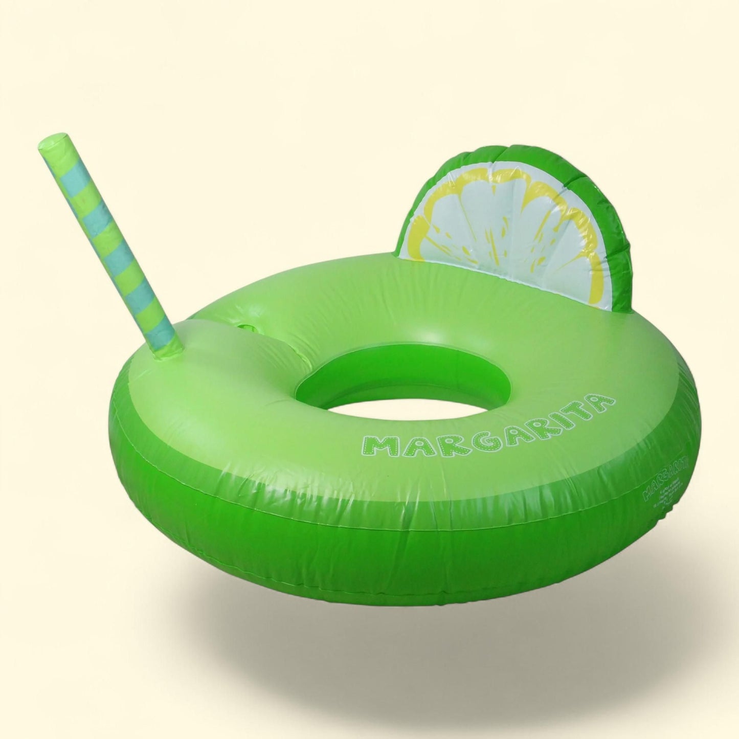 Inflatable Green Margarita Lime Wedge Pool Float, 41-Inch