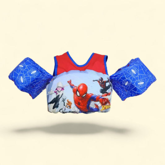Spiderman Life Jacket for Kids, Children’s Paddle Pal Swim Life Vest, 33-55 lbs.