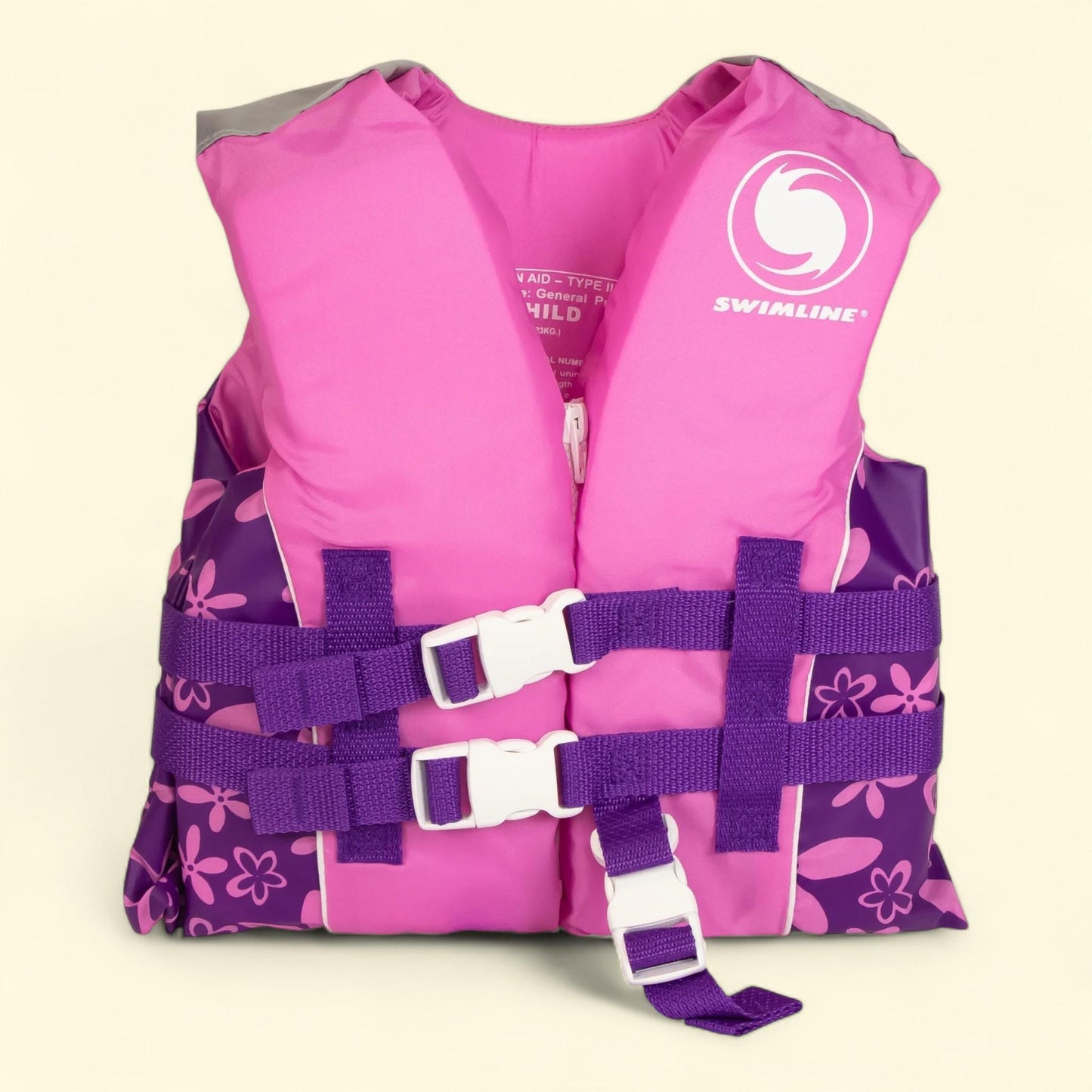 Swimline Life Vest Medium Pink 30-50 Lbs
