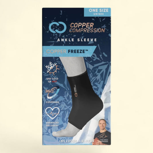 CopperFreeze Compression Ankle Sleeve, One Size