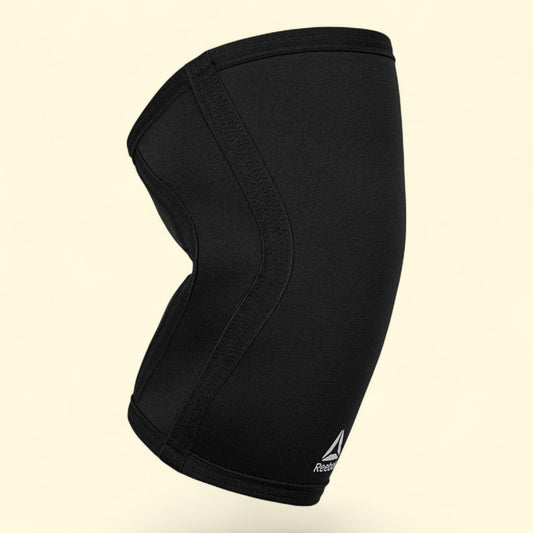 Reebok Delta Support + Knee Sleeve, Small/Medium - Large/Extra Large, Black, Unisex Sizing