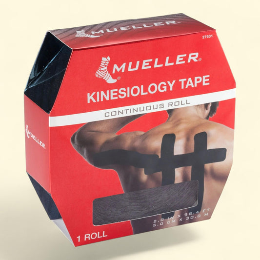 Mueller Kinesiology Tape, 2" x 98.4 ft