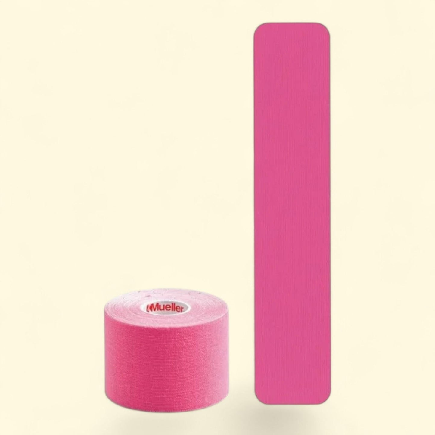 Mueller Kinesiology Tape, Precut I-Strip Roll, Pink (20 strips)