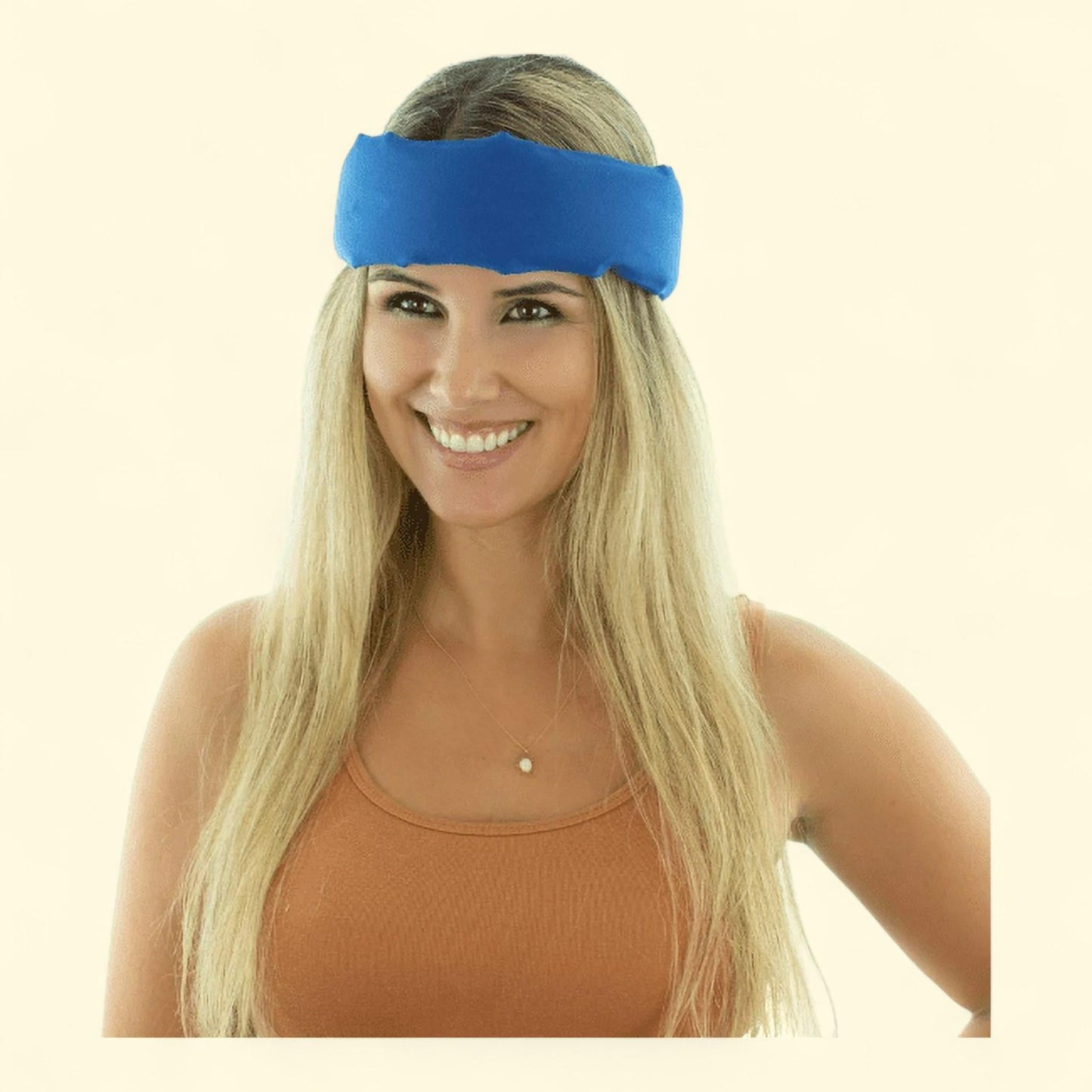 TheraMed Cooling Headache and Migraine Relief Band, Soft Fabric Ice Therapy Wrap, Dual-Sided, 1 Count