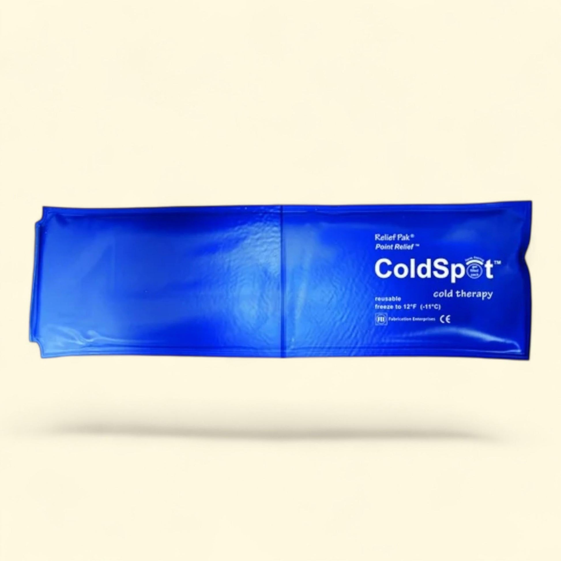 Fabrication Ent Relief Pak Blue-Vinyl Reusable Cold Pack, 3 x 11-inch — authentic US product shipped worldwide by Treatspree
