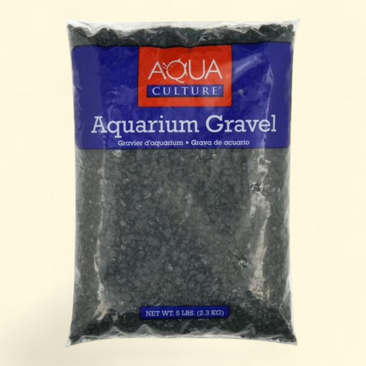Aqua Culture Aquarium Gravel, Black, 5 lb