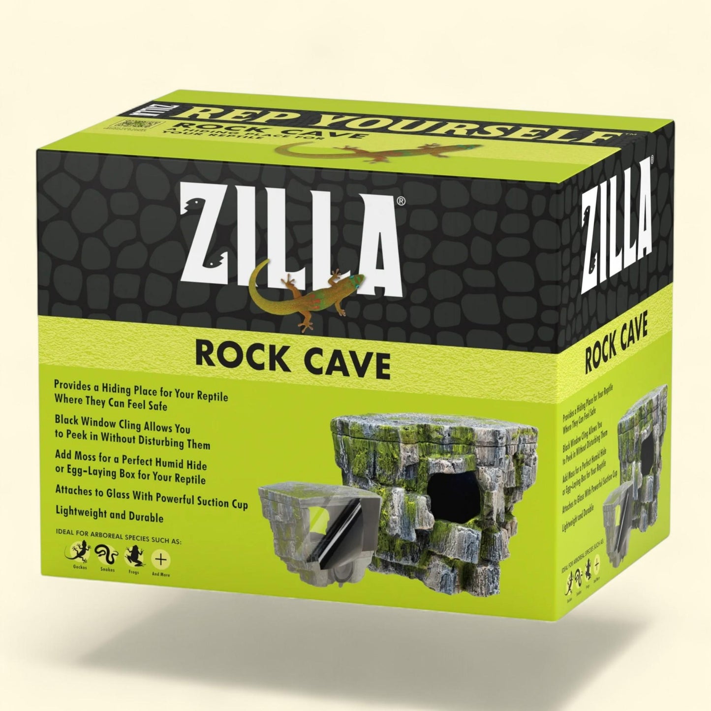 Grotte décorative verticale Zilla, 22,2 x 14,9 x 18,4 cm