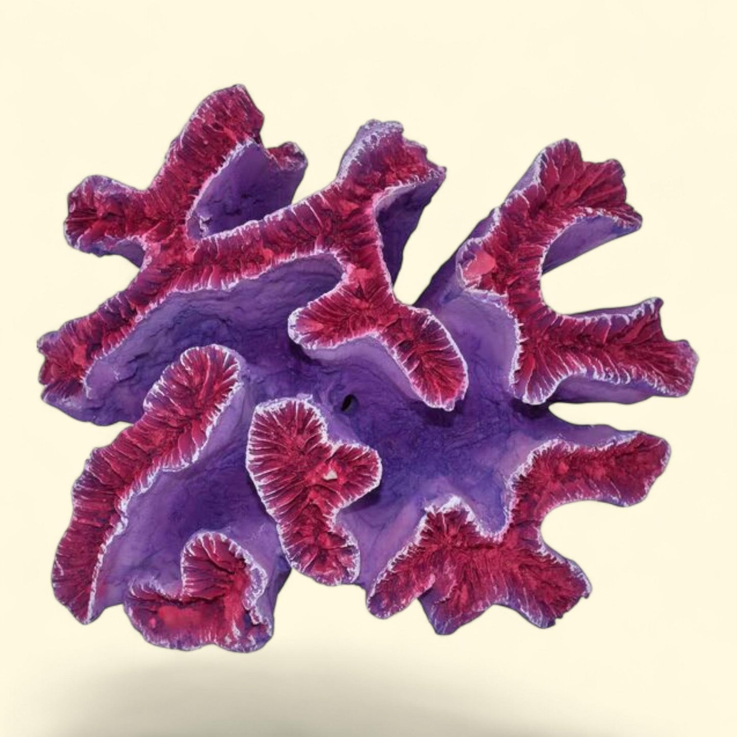 Komodo Coral Ornament,  Curly Pink and Purple, Aquarium Decor, 1 count