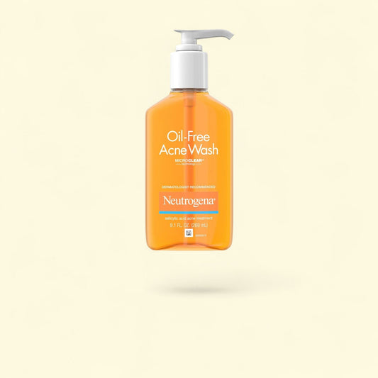 Neutrogena Acne Face Wash and Facial Cleanser, 9.1 fl oz