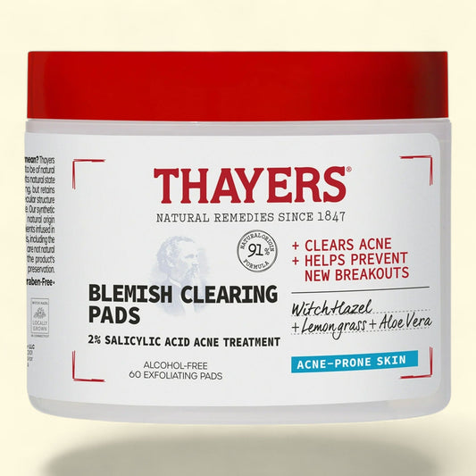 Thayers Blemish Clearing Pads, 60ct