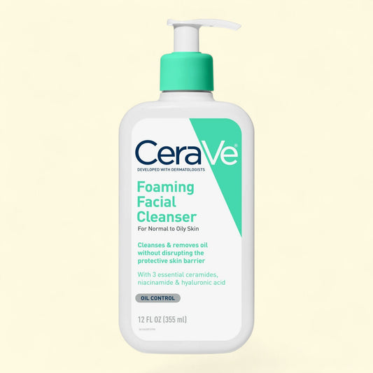 CeraVe Foaming Facial Cleanser, 12 fl oz.