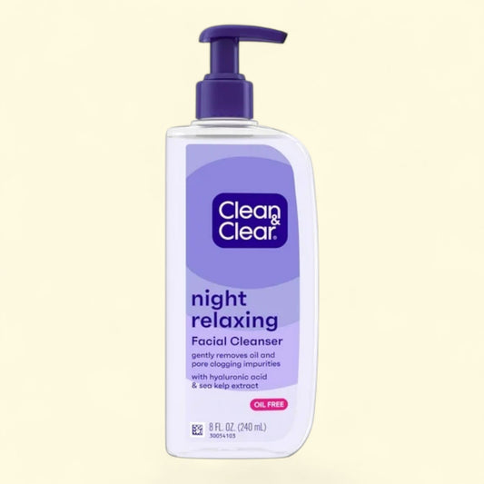 Clean & Clear Night Relaxing Face Wash, 8 fl. oz.