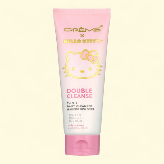 The Crème Shop Hello Kitty Double Cleanser 2-in-1 Facial Foam Cleanser, All Skin Types, 5.07 fl oz