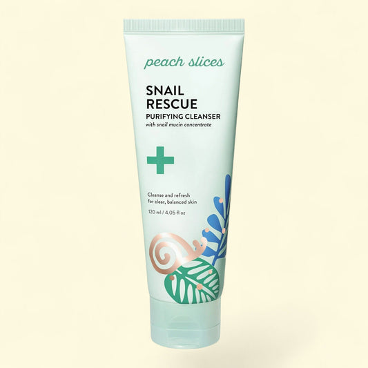 Peach Slices Snail Rescue Skin Purifying Cleanser, 4.05 fl oz