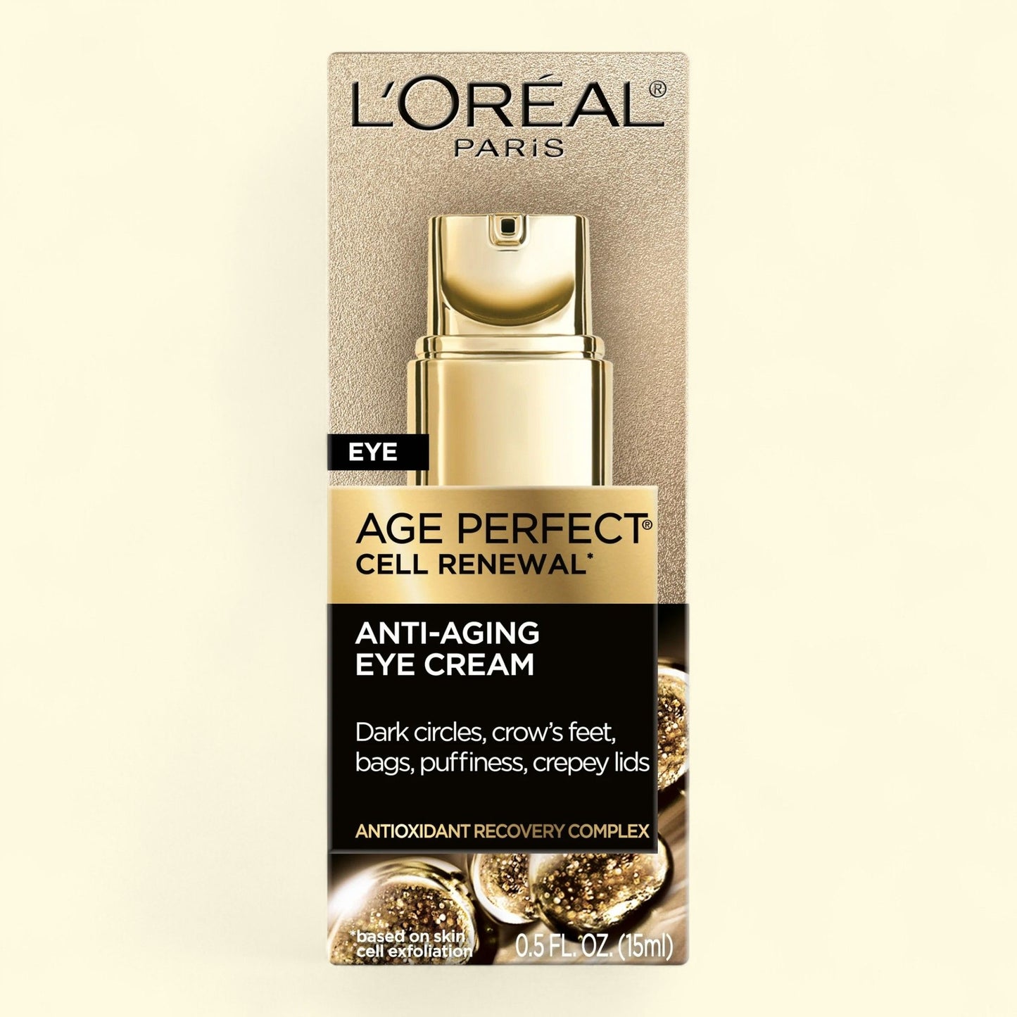 L'Oreal Paris Age Perfect Cell Renewal Anti-Aging Eye Cream Treatment, 0.5 fl oz