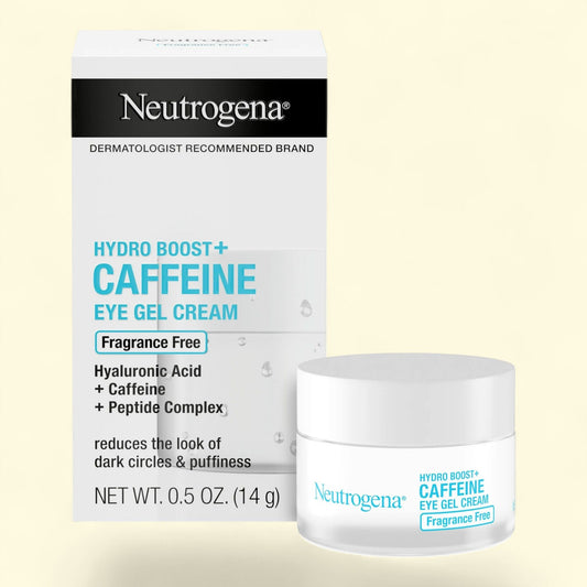 Neutrogena Hydro Boost+ Caffeine Eye Gel Cream, 0.5 oz