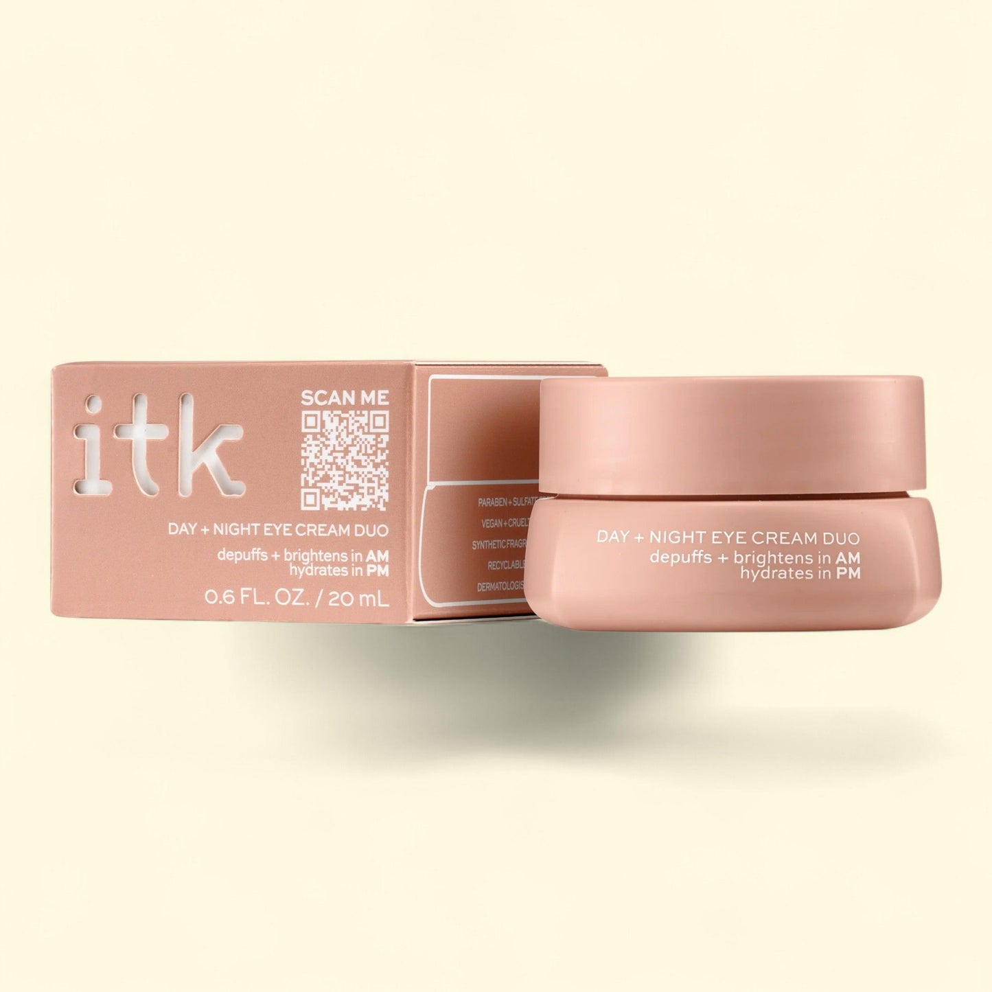 ITK Skincare Day and Night Eye Cream Duo, 0.6 oz